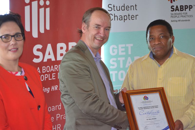 GIFT Award: Dr. Alex Molefi, Excellence in contributing to the field of Human Resource Management