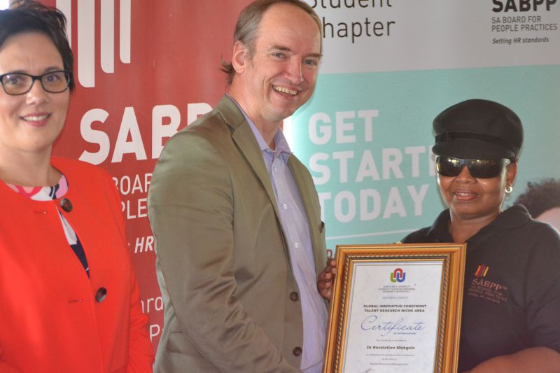 GIFT Award: Dr Revelation Mokgele, Excellence in contributing to the field of Human Resource Management
