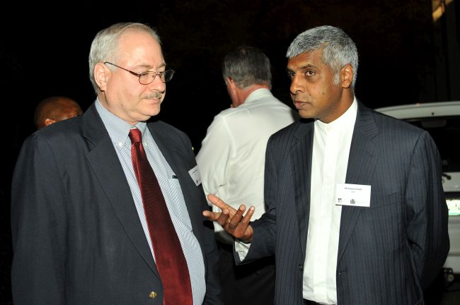 WTO Deputy Director General Mr David Shark in conversation with H.E. Mr Faizel Ismail