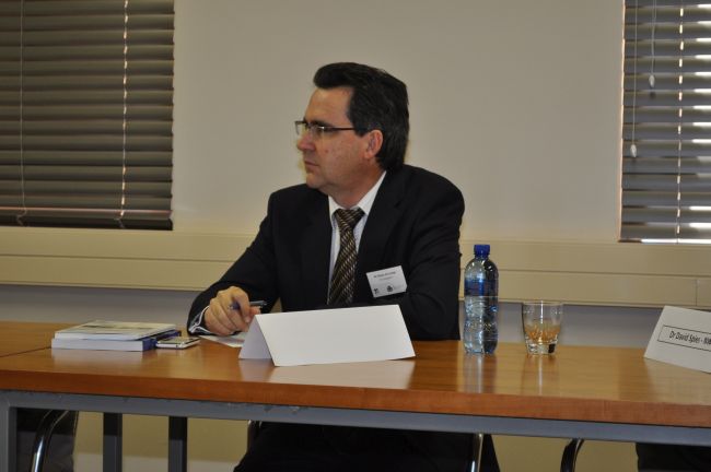 Mr Riaan de Lange (Project Officer in Economic and Trade matters for the EU delegation to South Africa)